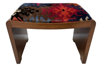 Art Deco Stool by De Coene Frères Kortrijk, 1930s